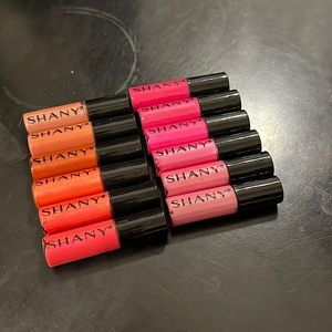 Set of 12 Matte/Pearl/Shimmer mini lip glosses from SHANY